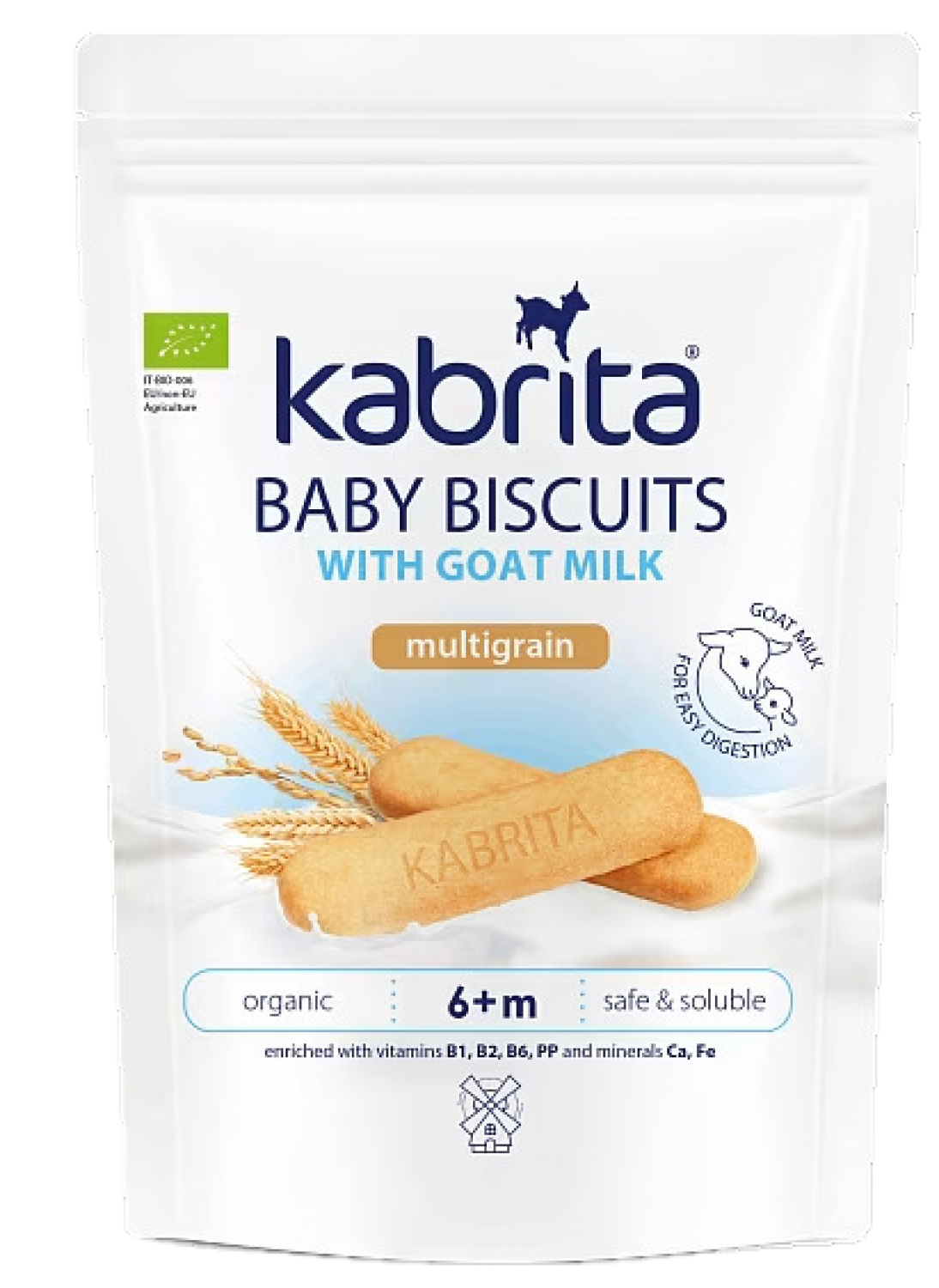 Печиво Kabrita мультизлакове — 115 г (від 6 місяців)
